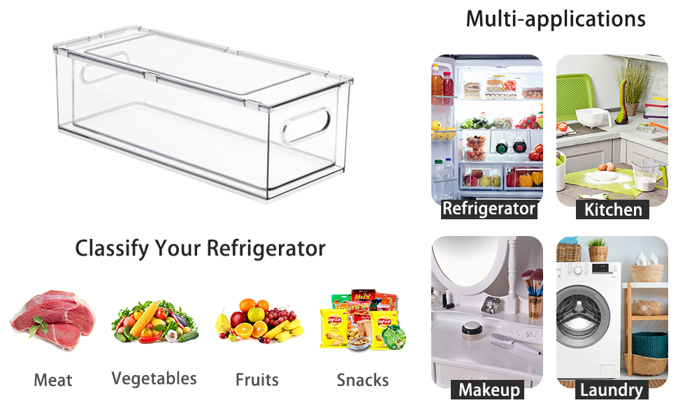 fridge storage drawer set