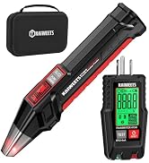 KAIWEETS Circuit Breaker Finder with LCD Display, GFCI Outlet Tester, Electrical Circuit Tracer T...