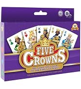 PlayMonster Five Crowns — The Game Isn't Over Until the Kings Go Wild! — 5 Suited Rummy-Style Car...
