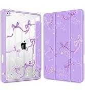 Tuiklol for iPad 10.2 case 2021 Gen 9th Release Built in Pencil Holder - Trifold Stand-Auto Wake/...