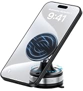 VINTELEIN Vacuum Magnetic Car Phone Holder/Mount/Stand with Ultra Strong Suction Cup, 360°Rotatin...
