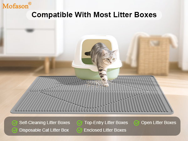 cat litter mat