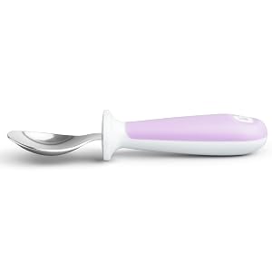 Raise Toddler Fork and Spoon, Purple