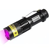 DARKBEAM UV 395nm Flashlight Ultraviolet led Light Blacklight Wood's lamp Portable 400nm Mini Det...