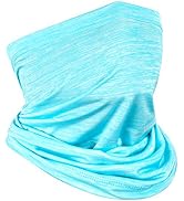 Achiou Neck Gaiter Face Mask Scarf Dust Sun Protection Cool Lightweight Windproof, Breathable Fis...