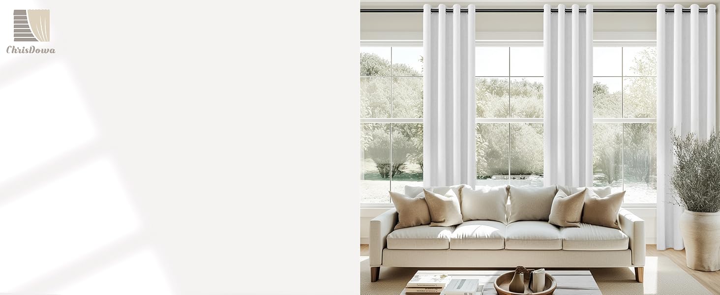 linen curtains