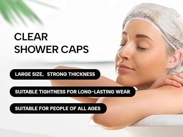 Disposable shower cap