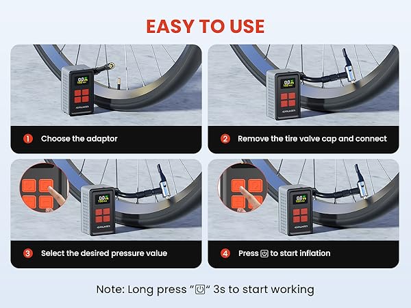 air pump for bike tires