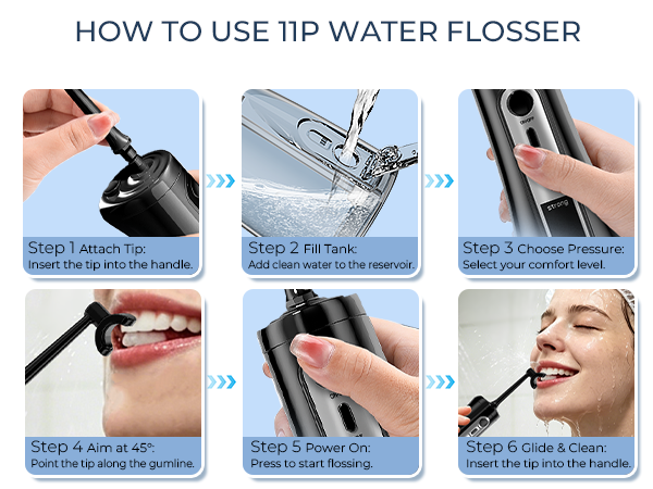 cordless water flosser
