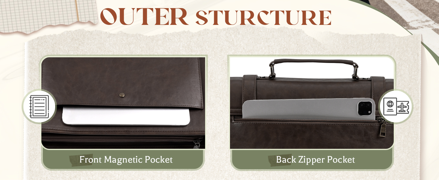 leather laptop bag