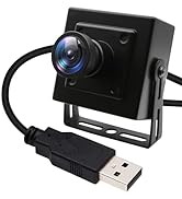 ELP 260fps USB Camera for Computer 2.9mm Wide Angle Lens Lighturn Camera 2MP Mini USB2.0 PC Camer...