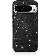 Tuokiou for Google Pixel 10/10 Pro Case Clear Luxury Crystal Glitter Bling Sparkly Transparent Pr...