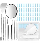 60PCS Dual Heads Blackhead Remover, Pimple Comedone Extractor, Acne Whitehead Blemish Removal Kit...