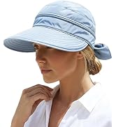 AlturaGo 2-in-1 Women’s Sun Visor Sun Hat Zipper Off Ponytail Friendly, Lightweight Quick Dry, Su...