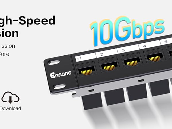 12port keystone patch panel