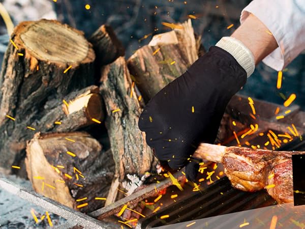 bbq cotton gloves