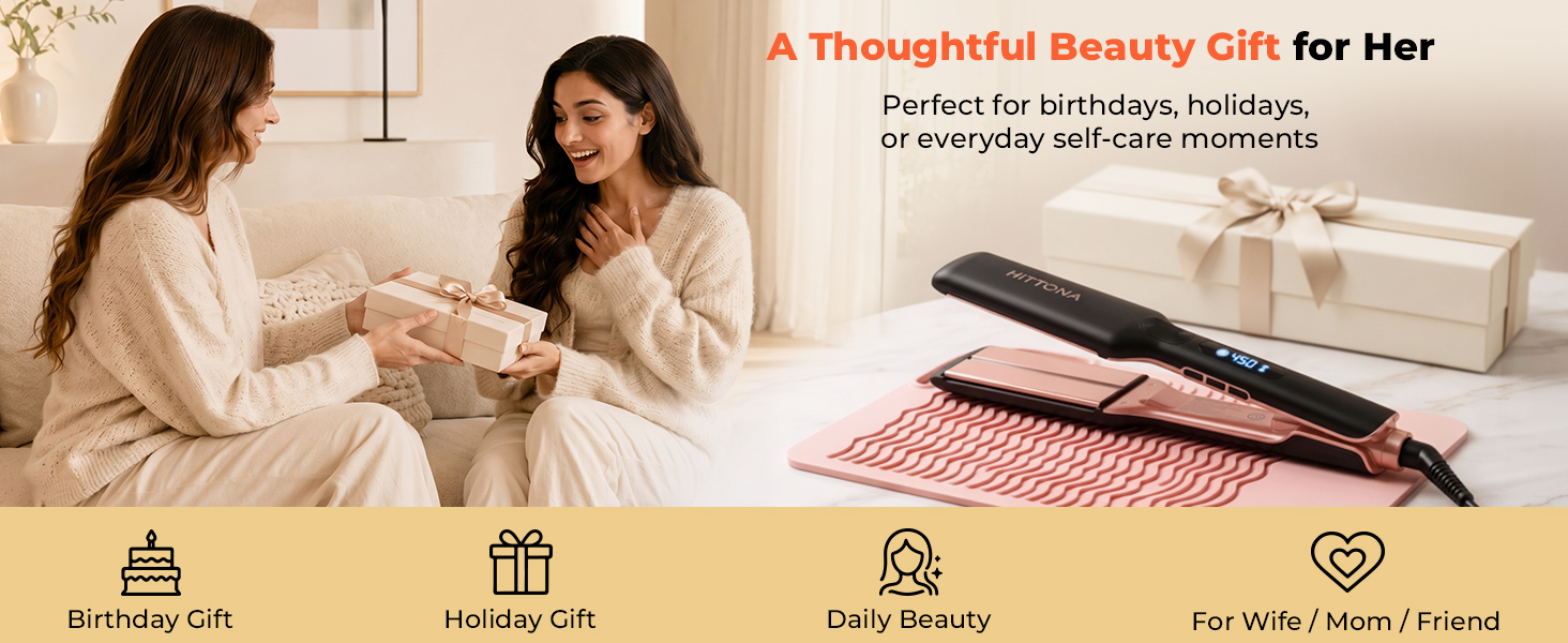 HITTIONA hair straightener for women