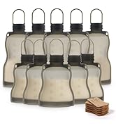 Haakaa Silicone Breastmilk Storage Bags Combo 9oz (5 Count)+ 4.4oz (5 Count), Reusable Leak Proof...