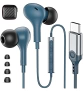 USB C Headphones Wired Earbuds for iPhone 17 16 Pro Max Plus 15 for Samsung S26 S25 S24 Ultra S23...