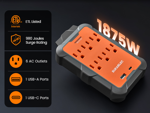 Outlet Extender with USB