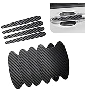 CouTunp 8PCS Car Door Handle Scratch Protectors, Carbon Fiber Anti Scratch Car Door Handle Sticke...