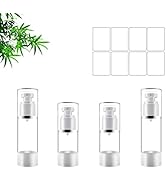 Empty Refillable Airless Pump Bottle,Mini Empty Bottle Airless Pump Bottles,Perfume Dispenser wit...