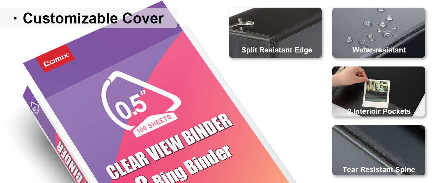 3-ring binders, three-ring binders, d-ring binders, view binder, binder bulk, customized binders