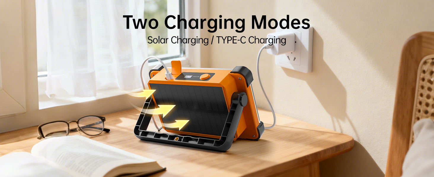 solar work light