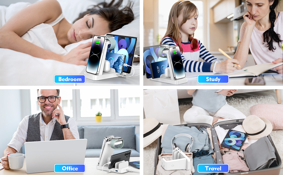 5 in 1 Wireless Charging Station
