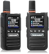 TIDRADIO TD-G19 Rapid Unlimited Range 4G LTE PoC Radios, Walkie Talkies Long Range 10000+Miles 2 ...