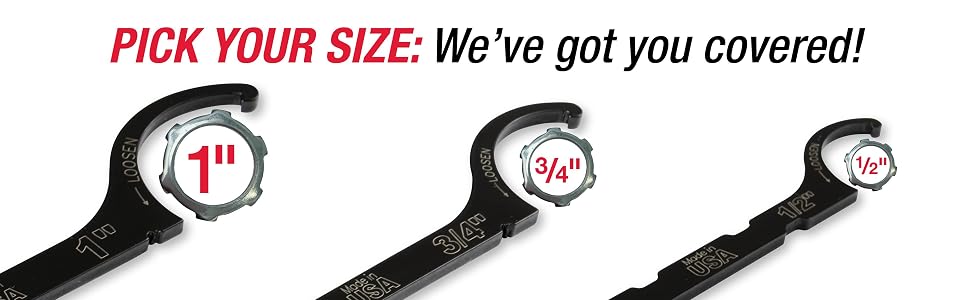 lock;nut;locknut;wrench;home improvement;tools;tool;hand tool;wrenches;1/2;1;3/4;inch;gardner bender