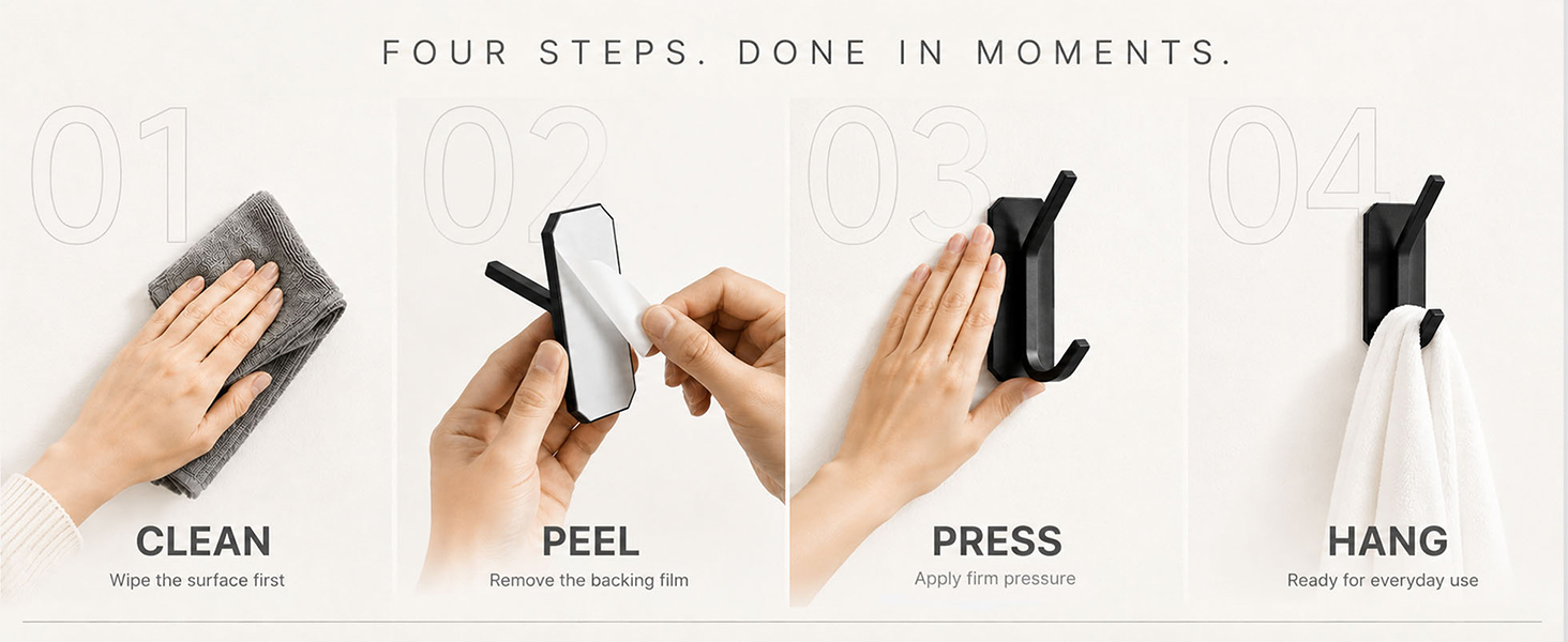Paoli Heavy Duty Adhesive Wall Hooks