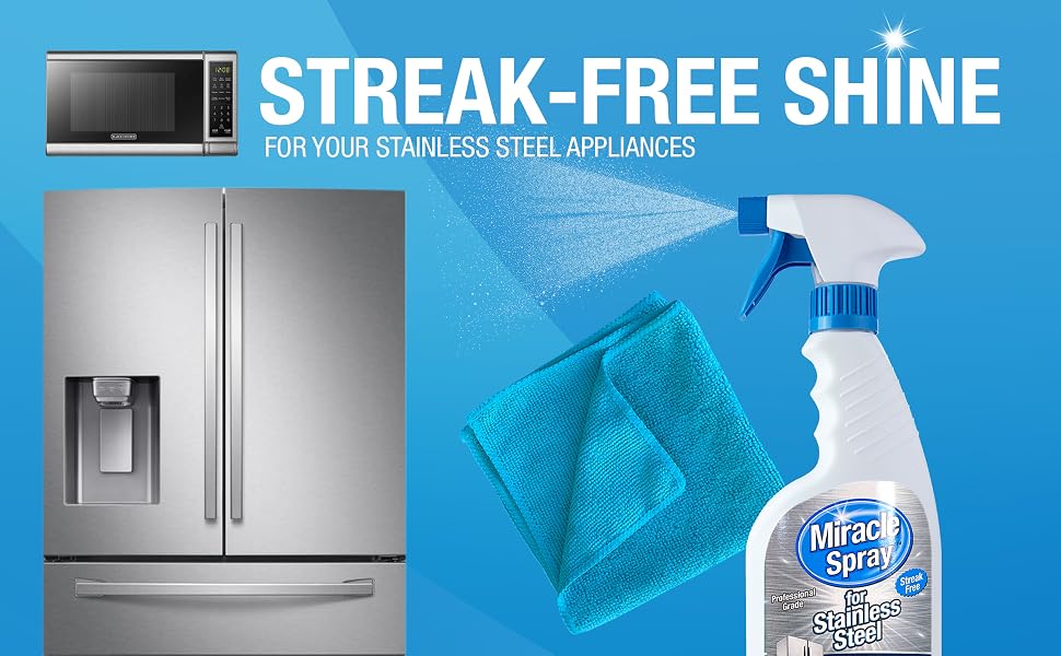 Streak free cleaning supplies, shine, clean sparkly surfaces