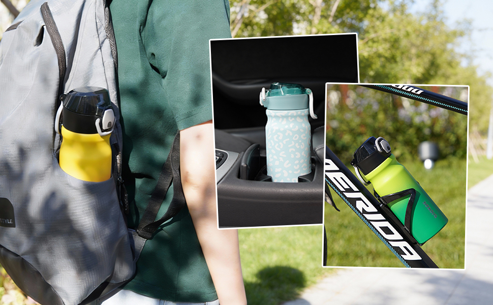 cup holder friendly water bottle