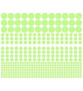 1 Sheet 407 Pcs Glow in The Dark Wall Stickers, Removable Glow in Dark Dots Wall Decals, Adhesive...