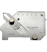 RIVERWELD New Bridge Cam Gage Test Ulnar Welding Inspection Gauges Metric and Inch (Bridge Cam Ga...