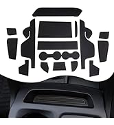 Compatible with 2025 2024 Ford Ranger Door Slot Mats Center Console Liner Door Gate Slot Mats for...