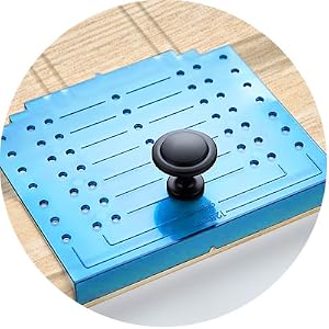 cabinet knob template tool