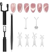 Plman 3 in 1 Y-Shaped Cat Eye Nail Magnet, Double Head Cat Eye Gel Nail Polish Magnet, Detachable...