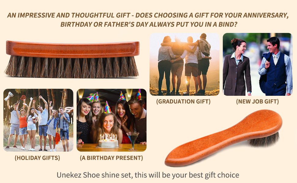 Horsehair Shoe Brush