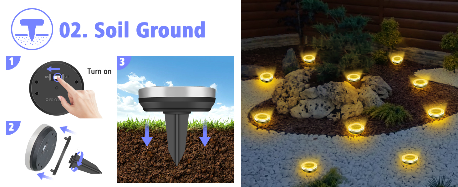 solar ground lights