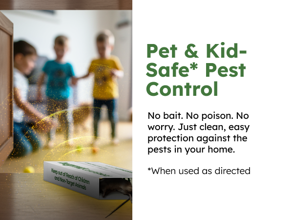 pet-safe pest control kid-safe pest control no bait pest trap no-mess pest control solution
