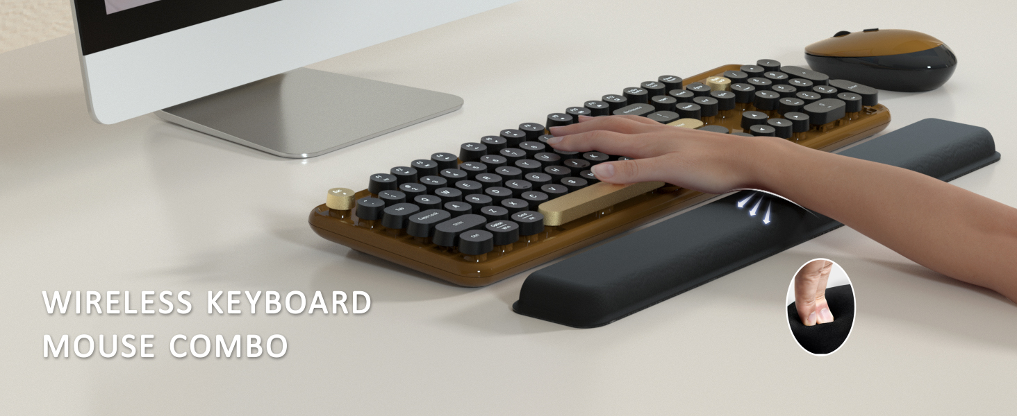 colorful keyboard and mouse wireless