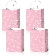 pink bow goodie bags