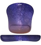 TECKNET Keyboard Wrist Rest and Mouse Pad with Wrist Support, Memory Foam Set for Computer/Laptop...