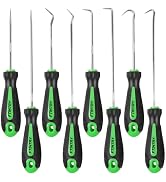 FTIHTRY 8PCS Pick and Hook Set, Precision Automotive Hook Set, Car Auto Oil Seal/O-Ring Seal Gask...
