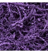 Mefleet 1/2 LB Crinkle Cut Paper Shred Filler 8 oz Purple Crinkle Shredded Paper for Gift Box - G...