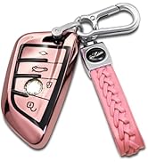 Creativity Suitable for BMW key fob Cover. Advanced soft TPU key box is compatible with F30 F45 F...