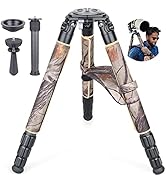 10 Layers 40mm Carbon Fiber Tripod with Camouflage Sleeve and 2 Section External Center Column Ul...