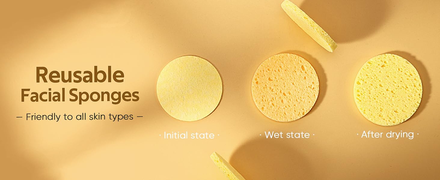 facial sponges